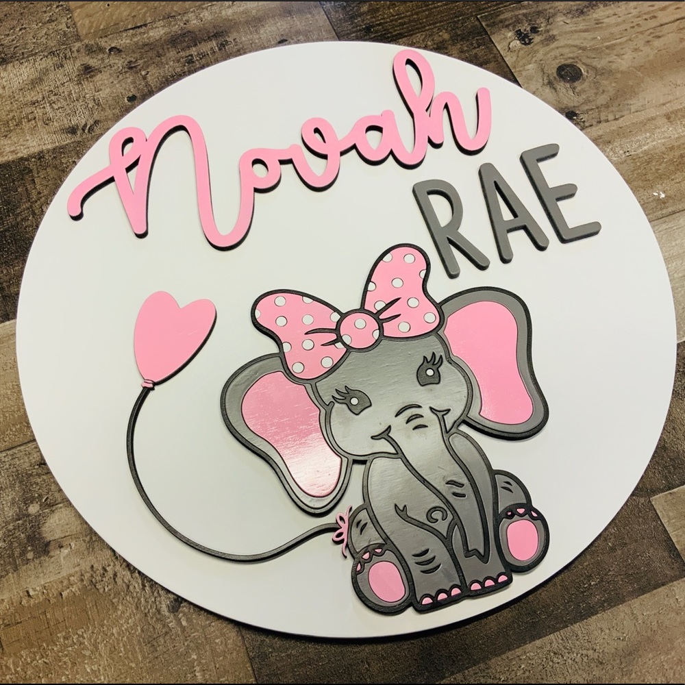 Custom Nursery Sign